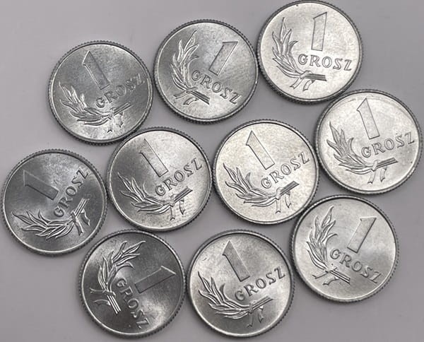 Moneta 1 grosz 1949 r. stan 1 zbiór