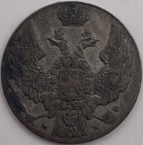 Moneta 10 groszy Warszawa MW 1840 r. awers