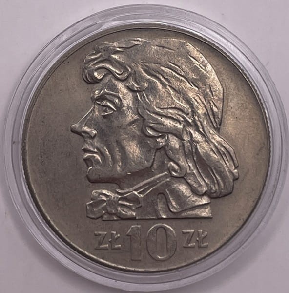 10 zł Tadeusz Kościuszko 1973 r. stan 2 rewers