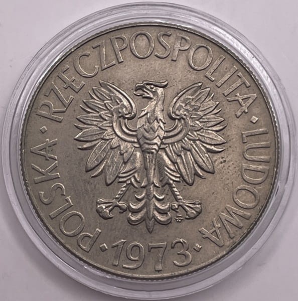 10 zł Tadeusz Kościuszko 1973 r. stan 2 awers