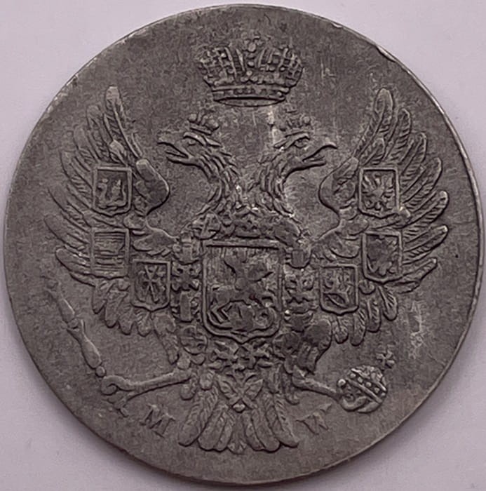 Moneta 5 groszy 1840 MW awers