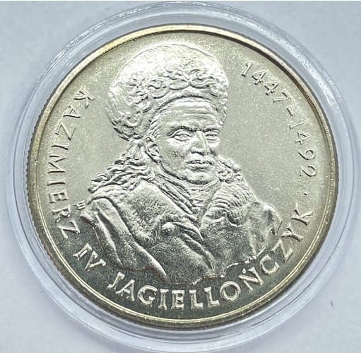 Moneta 20000 zł Kazimierz Jagiellończyk 1993r rewers