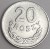 Moneta 20 groszy 1949 r. stan 3 rewers