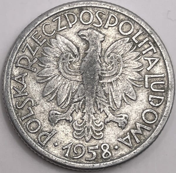 Moneta 2 złote Jagody 1958 r. awers