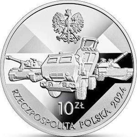 10 zł 25 rocznica wstąpienia do NATO 2024 awers
