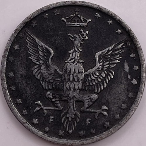 5 fenigów 1917 r. Królestwo Polskie awers