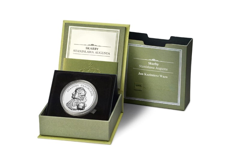 Moneta 50 zł Jan Kazimierz 2021 box