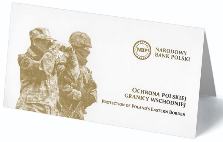 20 zł Ochrona polskiej granicy wschodniej 2022 r. etui