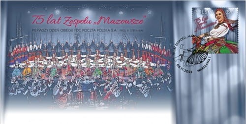 FDC 75 lat zespołu Mazowsze 2023