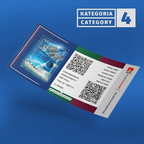 Kryptoznaczek Polska w Kosmosie kategoria 4 252