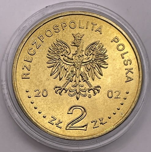 Moneta okolicznościowa 2 zł Władysław Anders 2002 awers