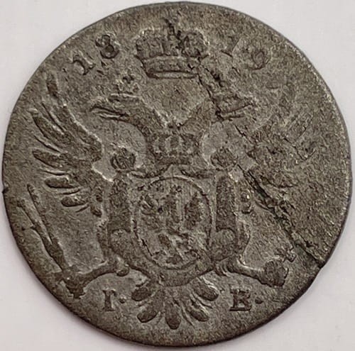 5 groszy 1819-1823 IB Królestwo Polskie awers