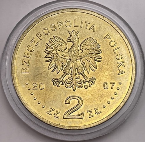 Moneta 2 zł Enigma 2007 awers