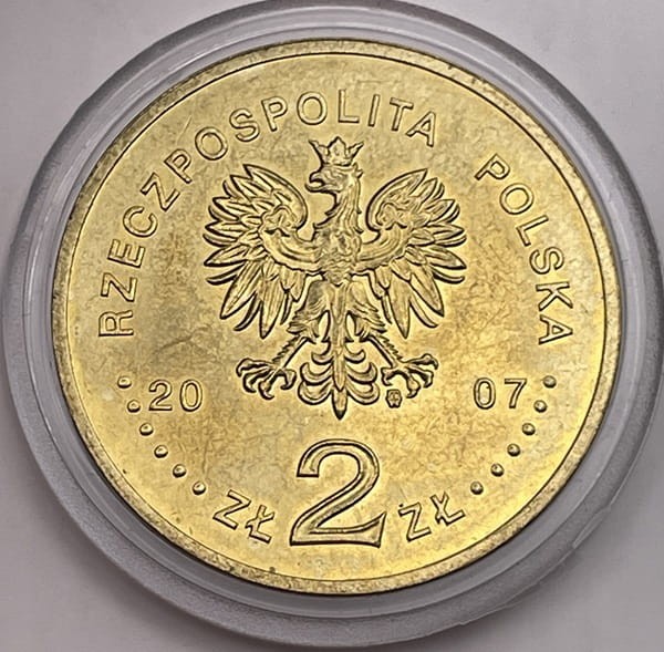 Moneta 2 zł Enigma 2007 awers