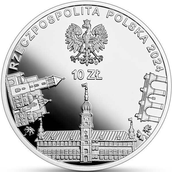 10 zł Polska wolna i suwerenna Polska rodzina 2024 awers