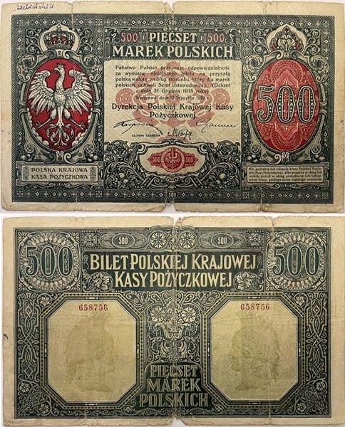 500 marek polskich 1919 r