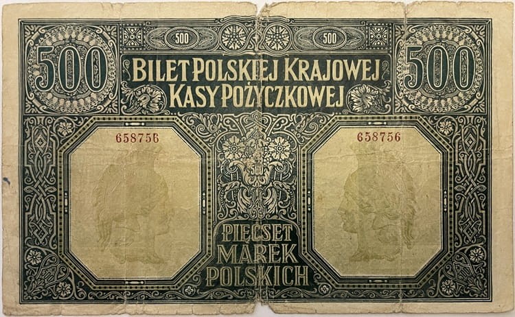 500 marek polskich 1919 r rewers