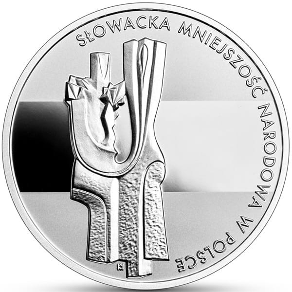 Moneta 10 zł Słowacka mniejszość narodowa w Polsce 2024 rewers