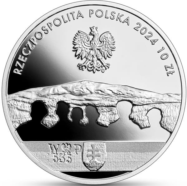 Moneta 10 zł Słowacka mniejszość narodowa w Polsce 2024 rewers