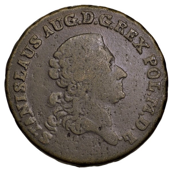 Moneta Trojak 1770 SA Poniatowski rewers