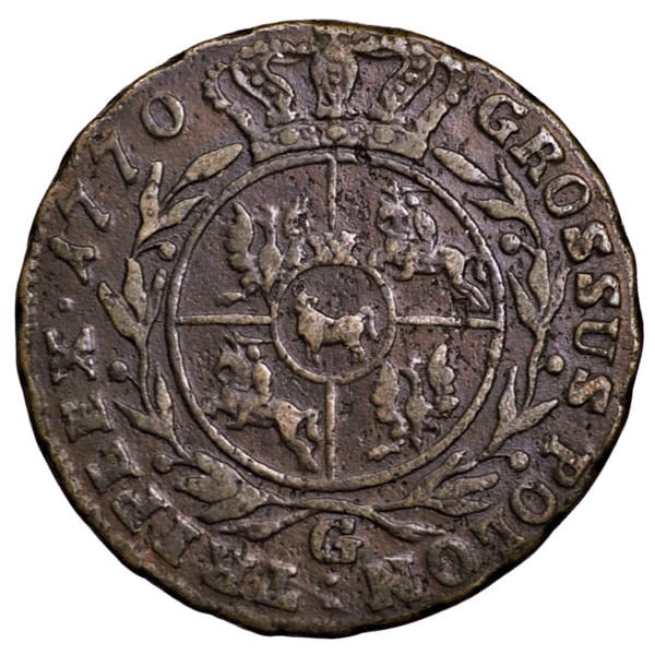 Moneta Trojak 1770 SA Poniatowski awers