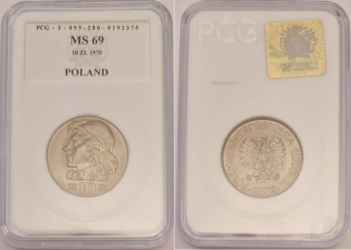 Moneta 10 zł Tadeusz Kościuszko 1970 r.