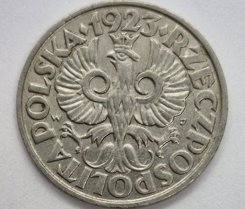 Moneta 20 groszy 1923 r. awers