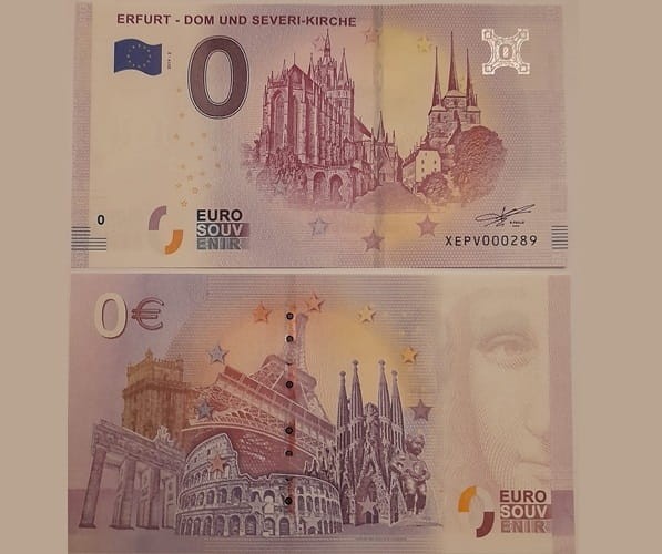 0 euro Erfurt Dom Und Severi-Kirche Niemcy 2019