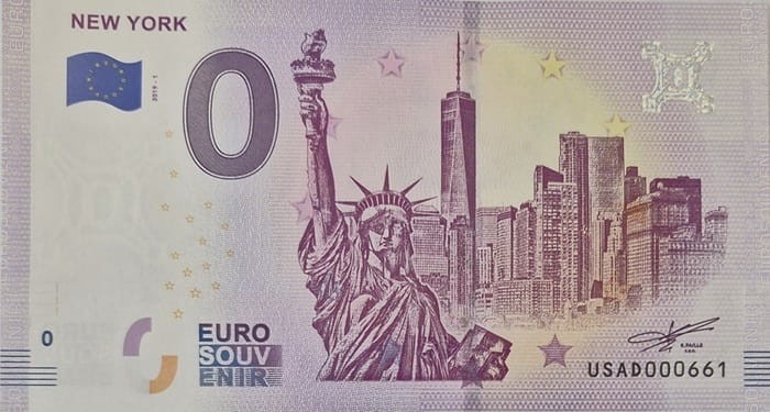 0 euro USA New York 2019 rewers