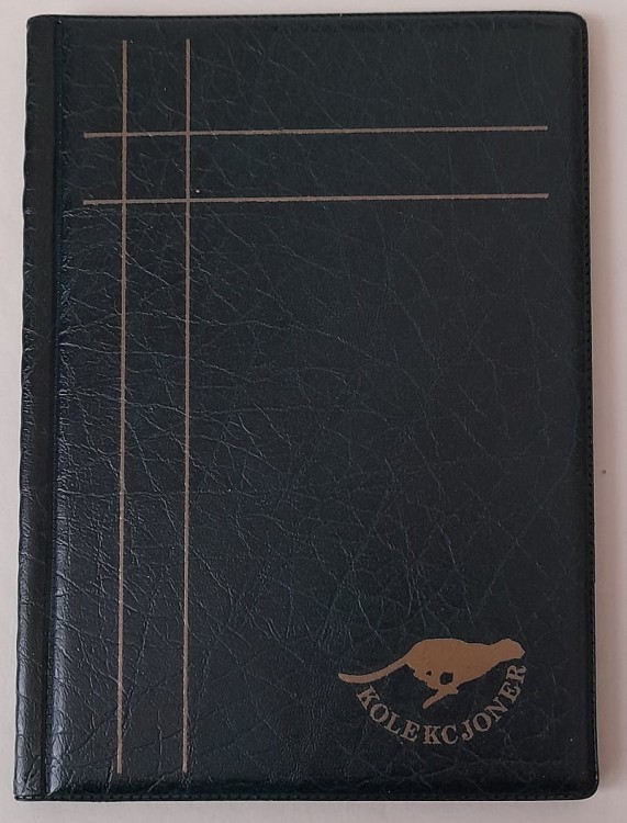 Klaser na monety 96 okienko 33 x 33 mm Zielony