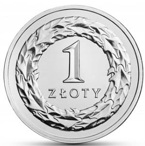 Moneta 1 zloty 2023 mennicza