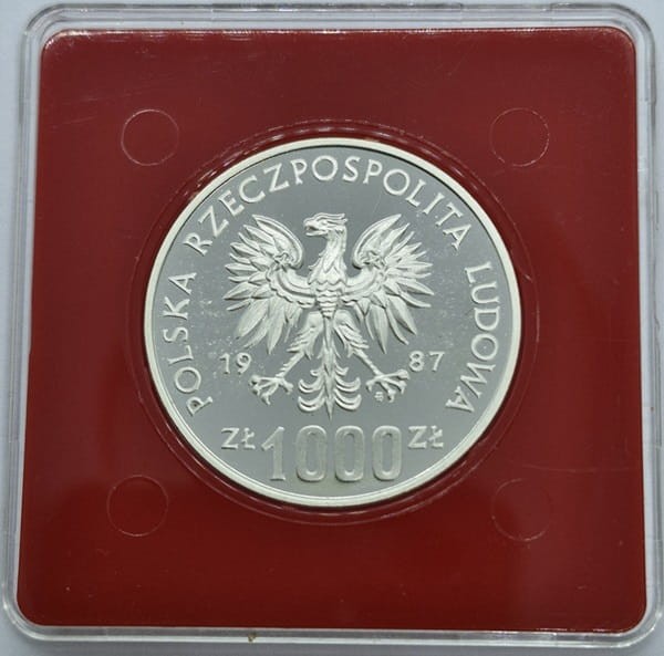 neta 1000 zł Wratislavia 1987 awers