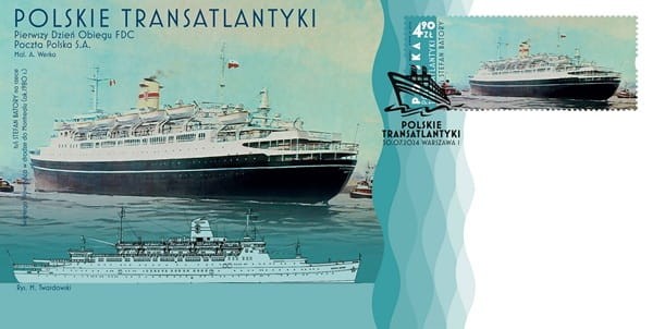 Koperty FDC Polskie transatlantyki 2024 Batory