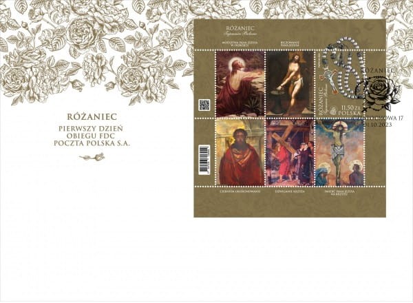 Koperty FDC Różaniec 2023 komplet 2279