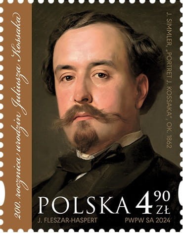 Znaczek 200 rocznica urodzin Juliusza Kossaka 2024 5423