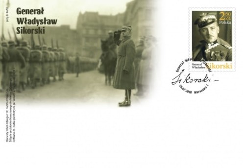 Koperta FDC generał Władysław Sikorski 2018 r.