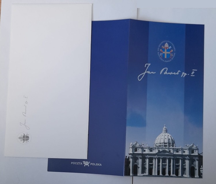 25 rocznica Pontyfikatu Jana Pawła II Folder 2003 srebro