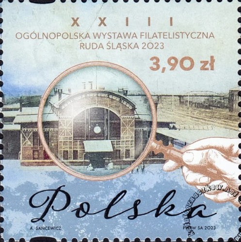 Znaczek XXIII Ogólnopolska Wystawa Filatelistyczna 2023