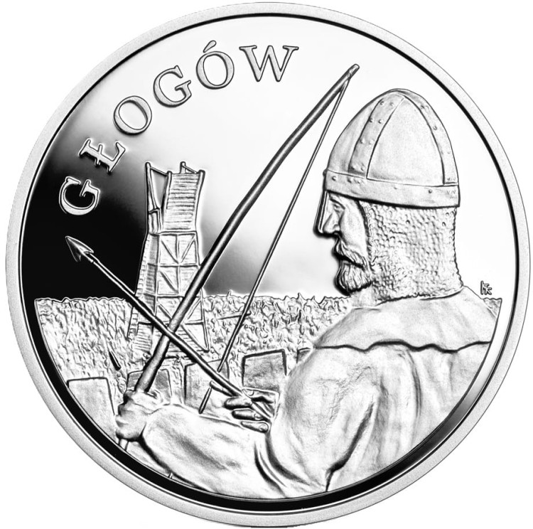 Moneta 20 zł Polskie Termopile Głogów 2024 rewers