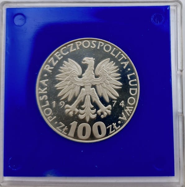 100 zł Maria Skłodowska-Curie 1974 r awers