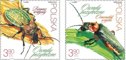 Znaczki Owady pożyteczne 2023