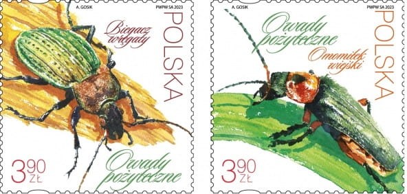 Znaczki Owady pożyteczne 2023