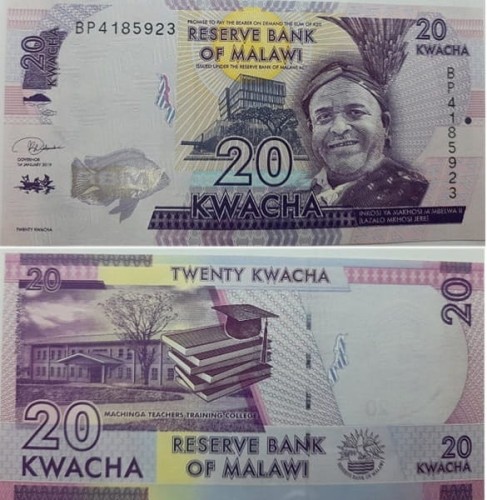 Malawi Banknot 10 Kwacha 2019
