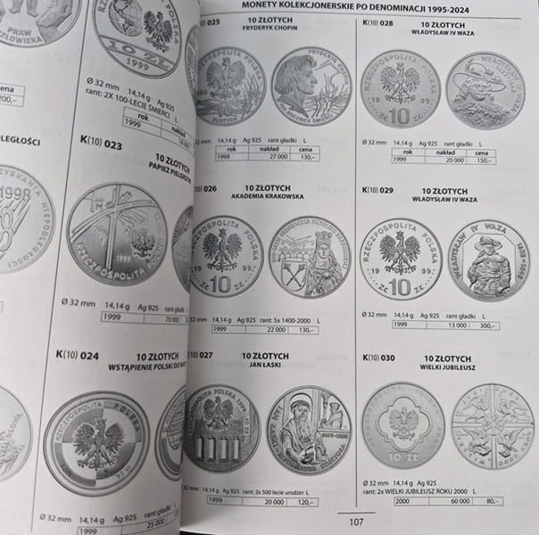 Katalog monet Fischer 2025 Ag