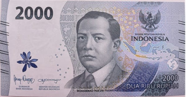 Indonezja banknot 2000 rupii 2022 awers