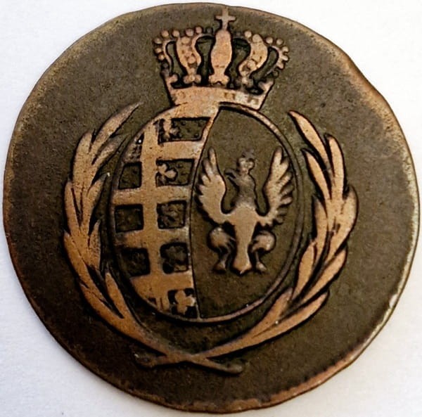 Moneta 3 grosze 1811 awers