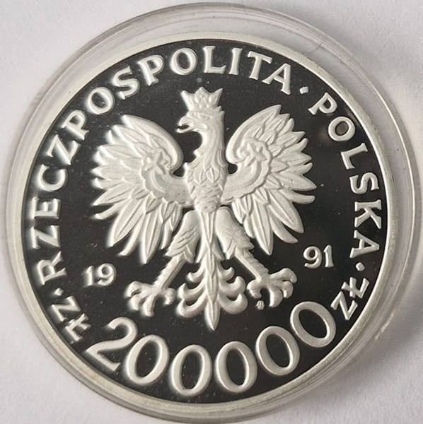 200 000 zł Michał Tokarzewski awers