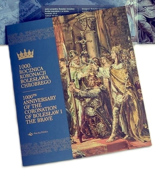 1000 rocznica koronacji Bolesława Chrobrego folder 2025 front