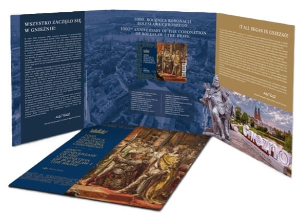 1000 rocznica koronacji Bolesława Chrobrego folder 2025 front 2