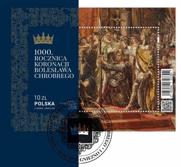 1000 rocznica koronacji Bolesława Chrobrego 2025 stempel